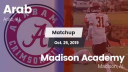 Matchup: Arab  vs. Madison Academy  2019