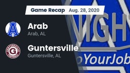 Recap: Arab  vs. Guntersville  2020