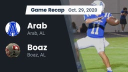 Recap: Arab  vs. Boaz  2020