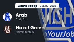 Recap: Arab  vs. Hazel Green  2023