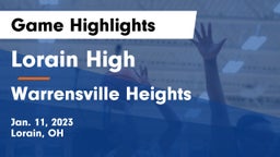Lorain High vs Warrensville Heights  Game Highlights - Jan. 11, 2023