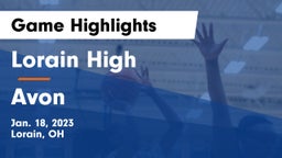 Lorain High vs Avon  Game Highlights - Jan. 18, 2023