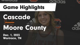 Cascade  vs Moore County  Game Highlights - Dec. 1, 2023