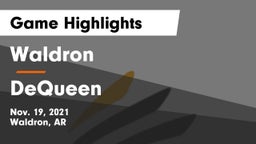 Waldron  vs DeQueen Game Highlights - Nov. 19, 2021