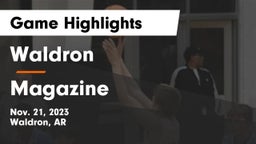 Waldron  vs Magazine Game Highlights - Nov. 21, 2023