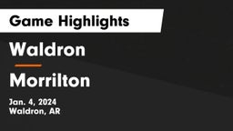 Waldron  vs Morrilton Game Highlights - Jan. 4, 2024