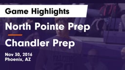 North Pointe Prep  vs Chandler Prep  Game Highlights - Nov 30, 2016