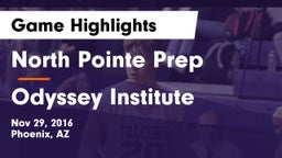 North Pointe Prep  vs Odyssey Institute Game Highlights - Nov 29, 2016