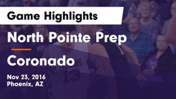 North Pointe Prep  vs Coronado  Game Highlights - Nov 23, 2016