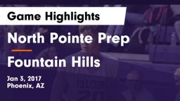 North Pointe Prep  vs Fountain Hills  Game Highlights - Jan 3, 2017