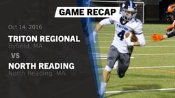 Recap: Triton Regional  vs. North Reading  2016