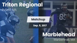 Matchup: Triton Regional vs. Marblehead  2017