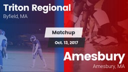 Matchup: Triton Regional vs. Amesbury  2017