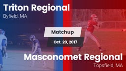 Matchup: Triton Regional vs. Masconomet Regional  2017