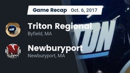 Recap: Triton Regional  vs. Newburyport  2017