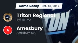Recap: Triton Regional  vs. Amesbury  2017