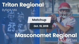 Matchup: Triton Regional vs. Masconomet Regional   2018