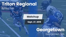 Matchup: Triton Regional vs. Georgetown  2019