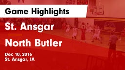 St. Ansgar  vs North Butler  Game Highlights - Dec 10, 2016