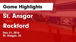St. Ansgar  vs Rockford  Game Highlights - Dec 21, 2016