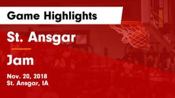 St. Ansgar  vs Jam Game Highlights - Nov. 20, 2018