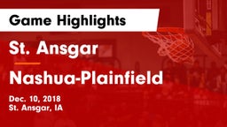St. Ansgar  vs Nashua-Plainfield  Game Highlights - Dec. 10, 2018