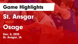 St. Ansgar  vs Osage  Game Highlights - Dec. 8, 2020