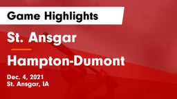 St. Ansgar  vs Hampton-Dumont  Game Highlights - Dec. 4, 2021