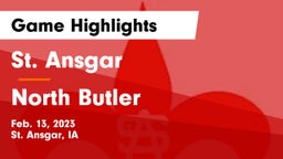 St. Ansgar  vs North Butler  Game Highlights - Feb. 13, 2023