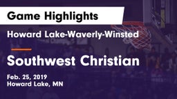 Howard Lake-Waverly-Winsted  vs Southwest Christian  Game Highlights - Feb. 25, 2019