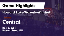 Howard Lake-Waverly-Winsted  vs Central  Game Highlights - Dec. 3, 2021