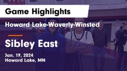 Howard Lake-Waverly-Winsted  vs Sibley East  Game Highlights - Jan. 19, 2024