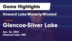Howard Lake-Waverly-Winsted  vs Glencoe-Silver Lake  Game Highlights - Jan. 26, 2024