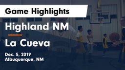 Highland  NM vs La Cueva  Game Highlights - Dec. 5, 2019