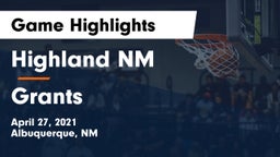 Highland  NM vs Grants  Game Highlights - April 27, 2021