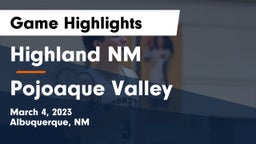 Highland  NM vs Pojoaque Valley Game Highlights - March 4, 2023