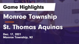 Monroe Township  vs St. Thomas Aquinas Game Highlights - Dec. 17, 2021