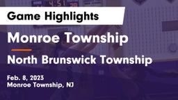 Monroe Township  vs North Brunswick Township  Game Highlights - Feb. 8, 2023