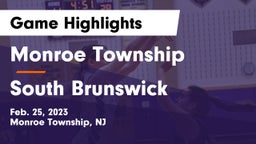 Monroe Township  vs South Brunswick  Game Highlights - Feb. 25, 2023