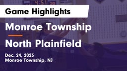 Monroe Township  vs North Plainfield  Game Highlights - Dec. 24, 2023