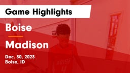 Boise  vs Madison Game Highlights - Dec. 30, 2023