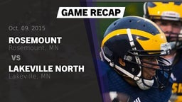 Recap: Rosemount  vs. Lakeville North  2015