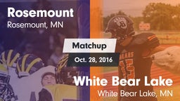 Matchup: Rosemount High vs. White Bear Lake  2016