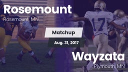 Matchup: Rosemount HS vs. Wayzata  2017