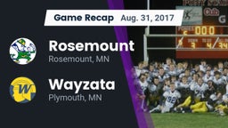 Recap: Rosemount  vs. Wayzata  2017