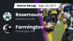 Recap: Rosemount  vs. Farmington  2017