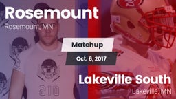 Matchup: Rosemount HS vs. Lakeville South  2017