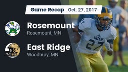 Recap: Rosemount  vs. East Ridge  2017