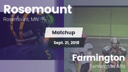 Matchup: Rosemount HS vs. Farmington  2018