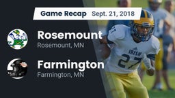 Recap: Rosemount  vs. Farmington  2018